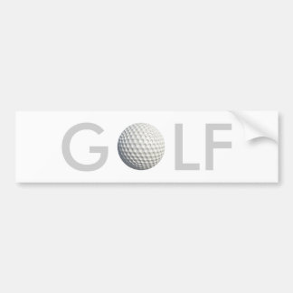 Coche Pegatina para el parachoques del golf