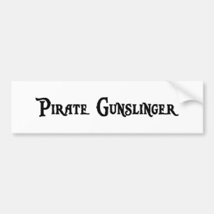 Coche Pegatina para el parachoques del Gunslinger del