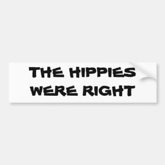 COCHE PEGATINA PARA EL PARACHOQUES DEL HIPPIE