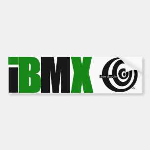 Coche pegatina para el parachoques del iBMX