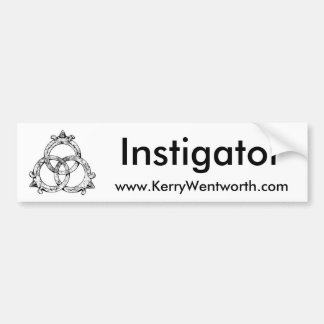 Coche Pegatina para el parachoques del instigador