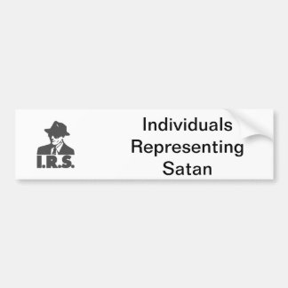 Coche Pegatina para el parachoques del IRS