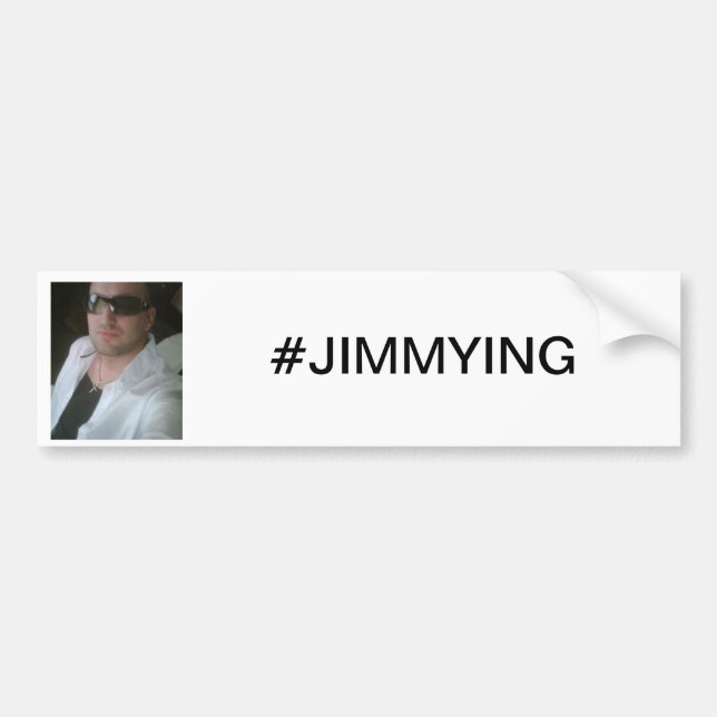 Coche Pegatina para el parachoques del #JIMMYING (Frente)