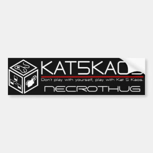 Coche Pegatina para el parachoques del Kat 5 Kaos