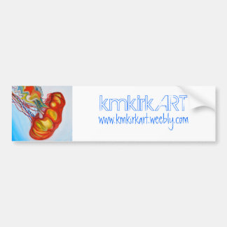 Coche pegatina para el parachoques del kmkirkART