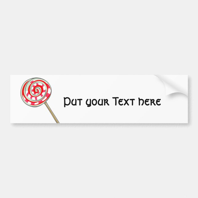 Coche Pegatina para el parachoques del Lollipop (Frente)