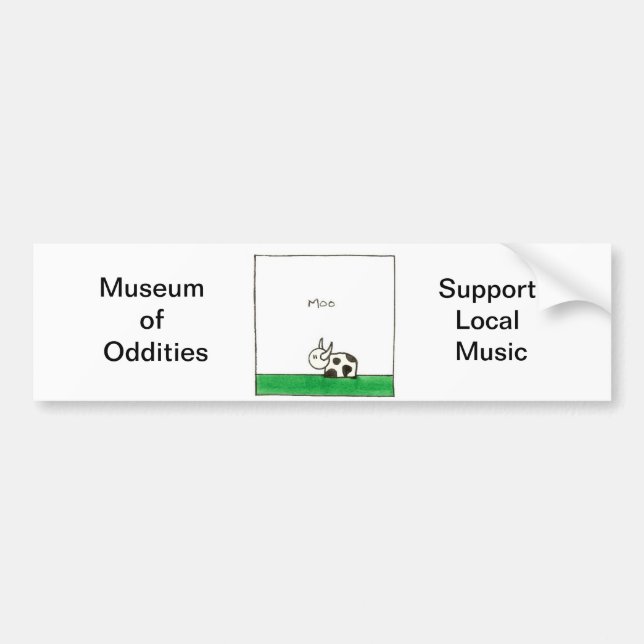 Coche Pegatina para el parachoques del MOO (Frente)