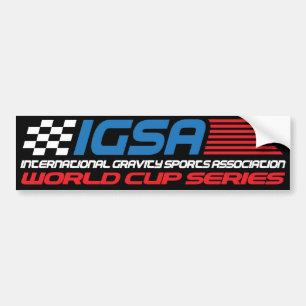 Coche Pegatina para el parachoques del mundial de IGSA