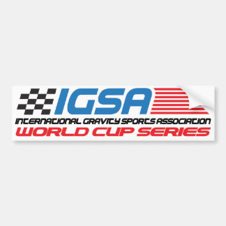 Coche Pegatina para el parachoques del mundial de IGSA
