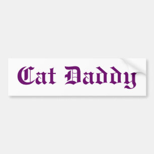 Coche Pegatina para el parachoques del papá del gato