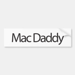 Coche Pegatina para el parachoques del papá del mac