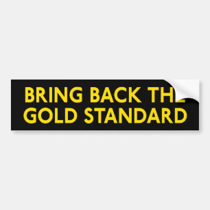 Coche Pegatina para el parachoques del patrón oro
