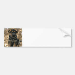 Coche Pegatina para el parachoques del perrito del