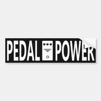 Coche Pegatina para el parachoques del poder del pedal