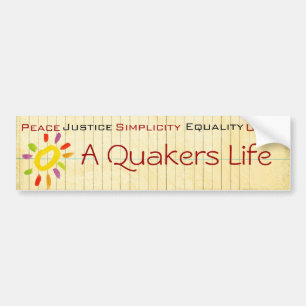 Coche Pegatina para el parachoques del Quaker