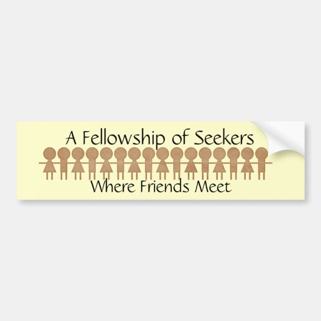 Coche Pegatina para el parachoques del Quaker (Frente)