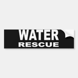 Coche Pegatina para el parachoques del rescate del agua