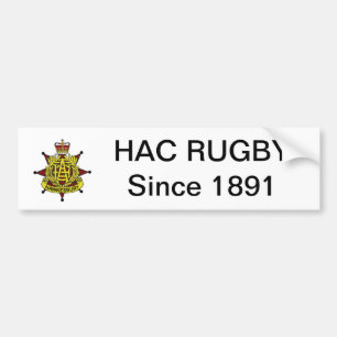 Coche Pegatina para el parachoques del rugbi de HAC