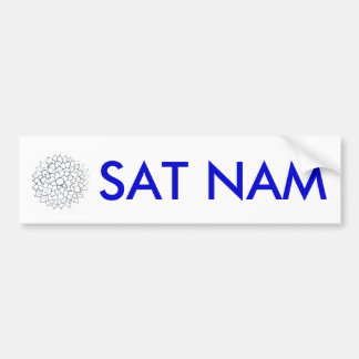 Coche Pegatina para el parachoques del SAT NAM