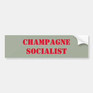 Coche Pegatina para el parachoques del socialista de