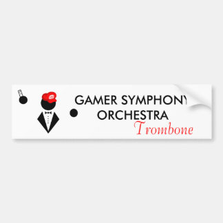 Coche Pegatina para el parachoques del Trombone de GSO