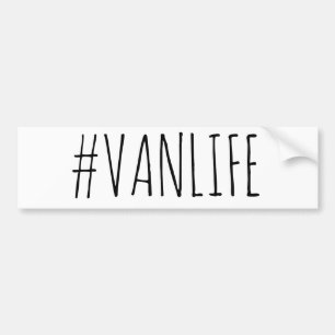 Coche Pegatina para el parachoques del #VANLIFE {llana}