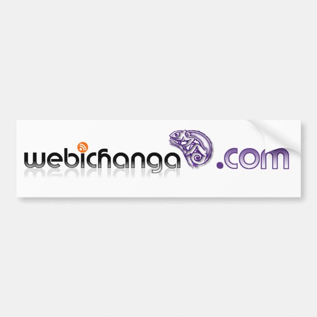 Coche pegatina para el parachoques del webichanga (Frente)