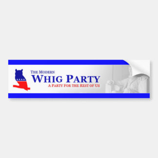 Coche Pegatina para el parachoques del Whig