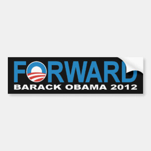 Coche Pegatina para el parachoques "delantera" de Barack