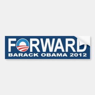 Coche Pegatina para el parachoques "delantera" de Barack