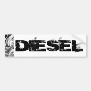 Coche Pegatina para el parachoques diesel
