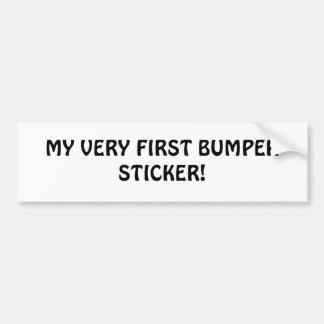 Coche pegatina para el parachoques divertida