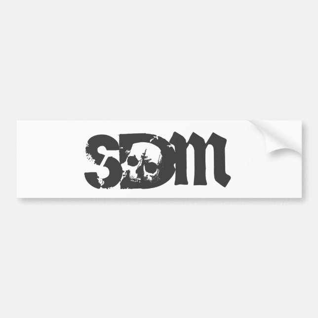 Coche Pegatina para el parachoques enferma del batería (Frente)