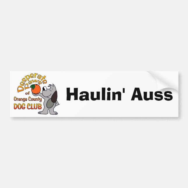 Coche Pegatina para el parachoques:  Haulin Auss (Frente)