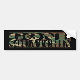 Coche Pegatina para el parachoques ida Camo de Squatchin