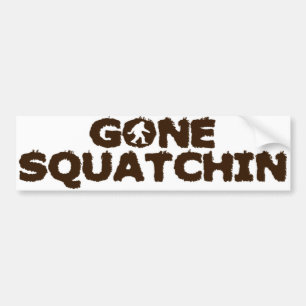 Coche Pegatina para el parachoques ida de Squatchin