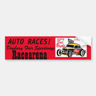 Coche Pegatina para el parachoques justa de Racearena de