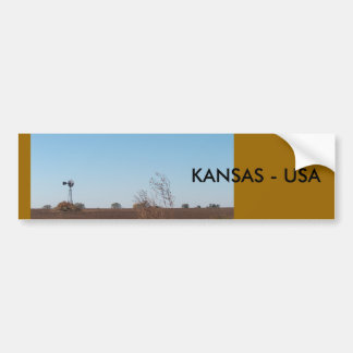 Coche Pegatina para el parachoques/Kansas