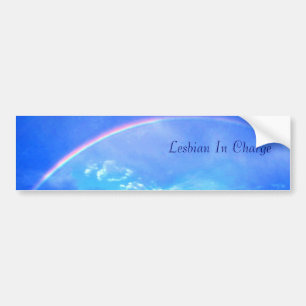 Coche Pegatina para el parachoques lesbiana