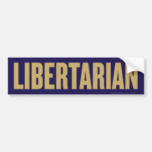 Coche Pegatina para el parachoques libertaria