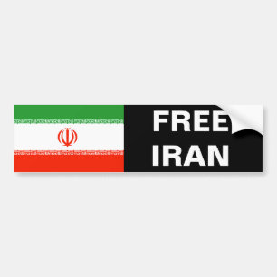 COCHE PEGATINA PARA EL PARACHOQUES LIBRE DE IRÁN