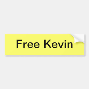 Coche Pegatina para el parachoques libre de Kevin