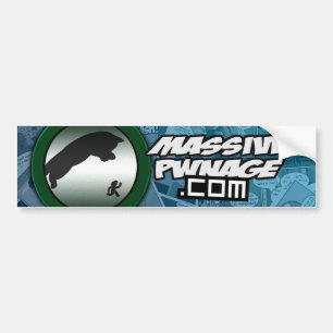 Coche Pegatina para el parachoques masiva de Pwnage