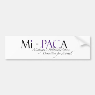 Coche Pegatina para el parachoques MI-PACA