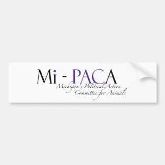 Coche Pegatina para el parachoques MI-PACA
