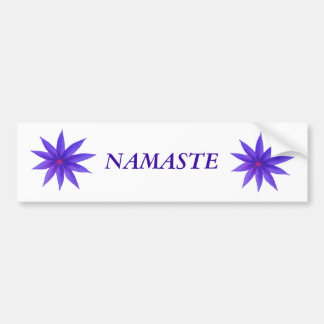 Coche pegatina para el parachoques NAMASTE