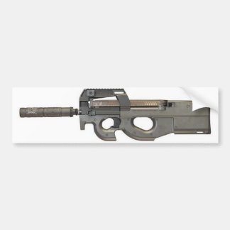 Coche Pegatina para el parachoques - P90 w/Silencer