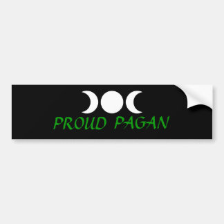 Coche Pegatina para el parachoques pagana orgullosa