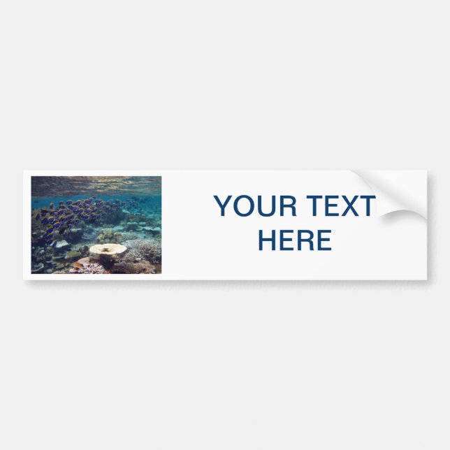 Coche Pegatina para el parachoques - pescado del (Frente)