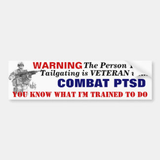 Coche Pegatina para el parachoques PTSD